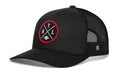 Atlanta Trucker Hat  |  Black ATL X Football Snapback