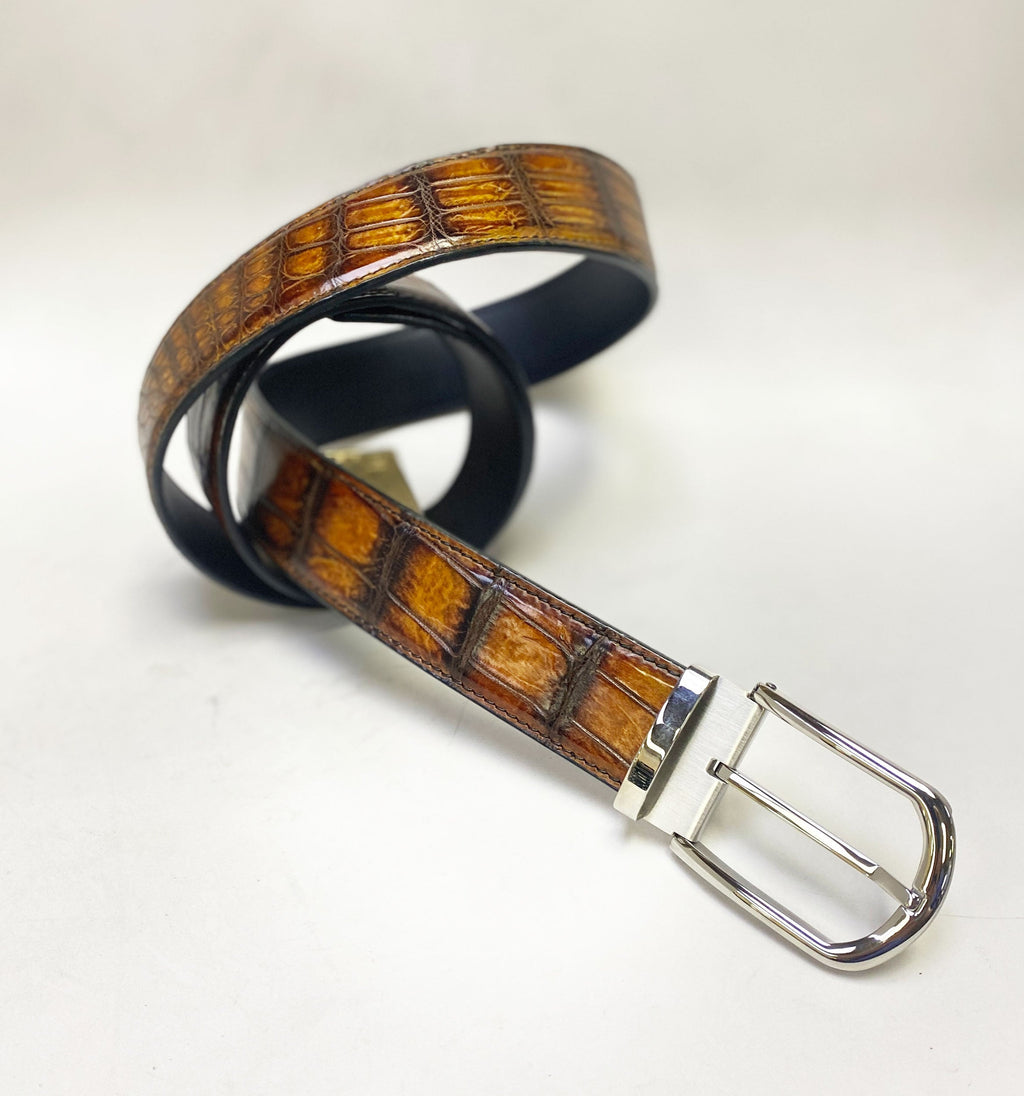 Maurice Ghost Alligator Oxford - Cognac