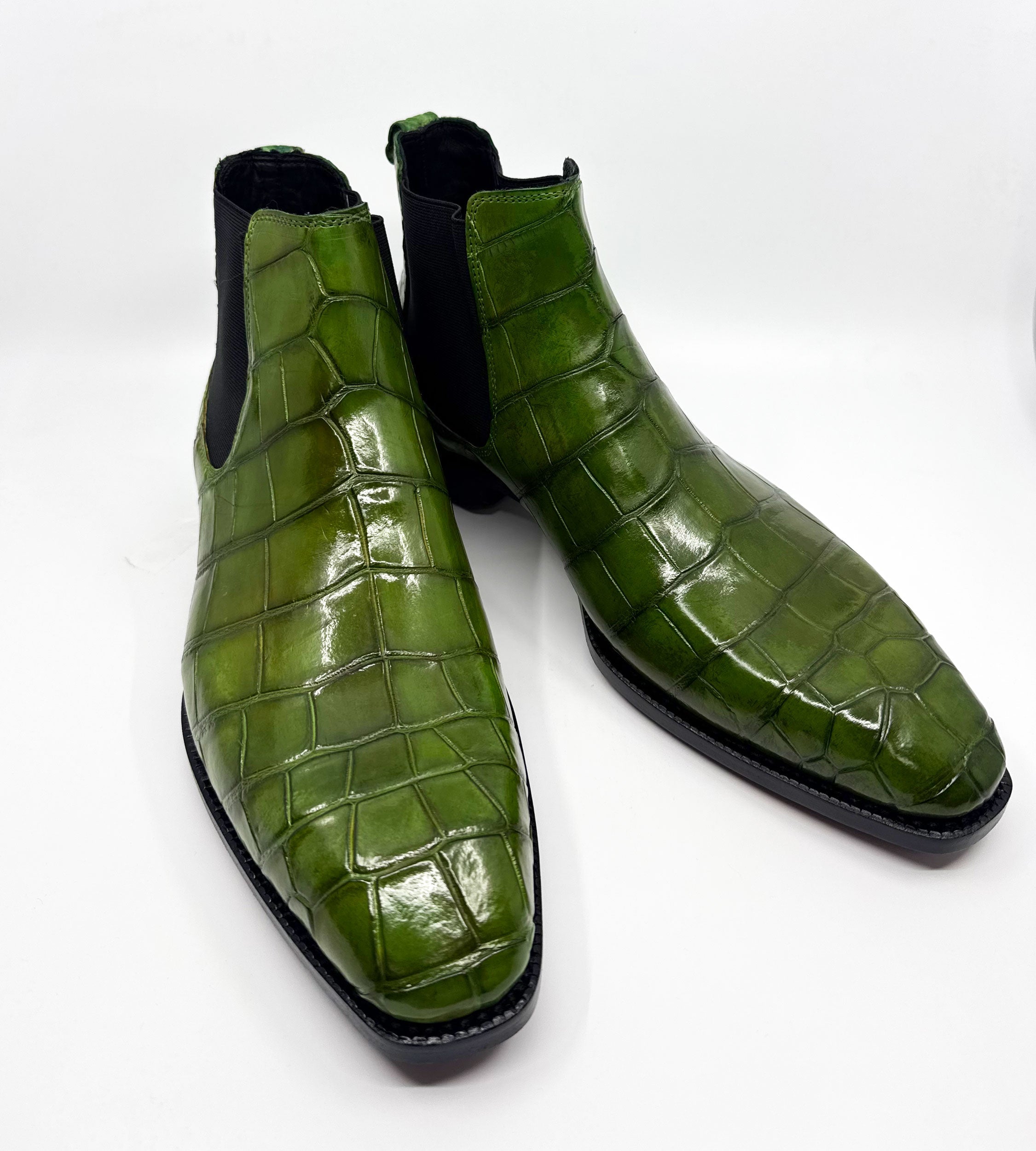 Maurice Austin Custom Alligator Boot - Green