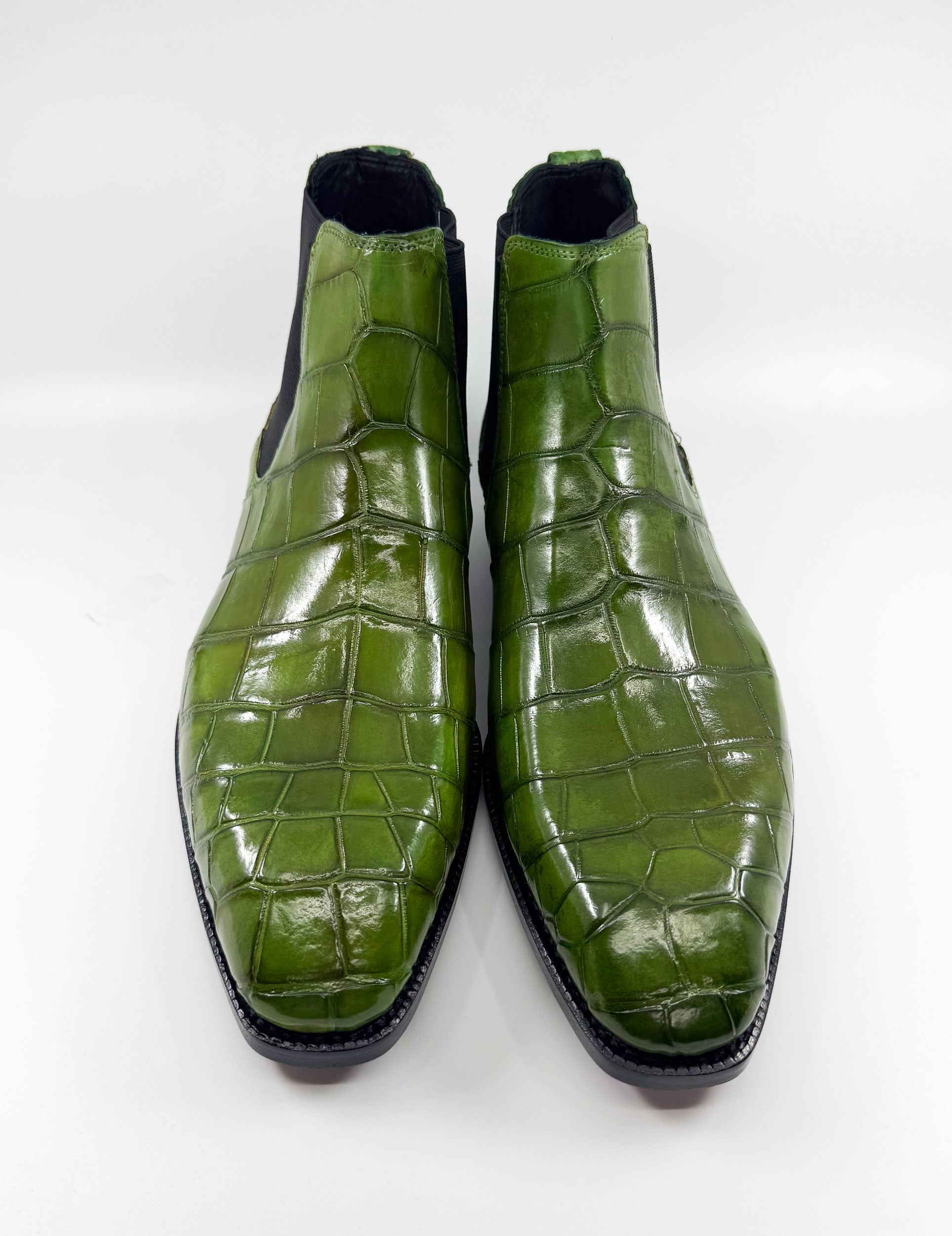Maurice Austin Custom Alligator Boot - Green