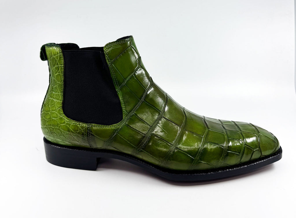 Maurice Austin Custom Alligator Boot - Green