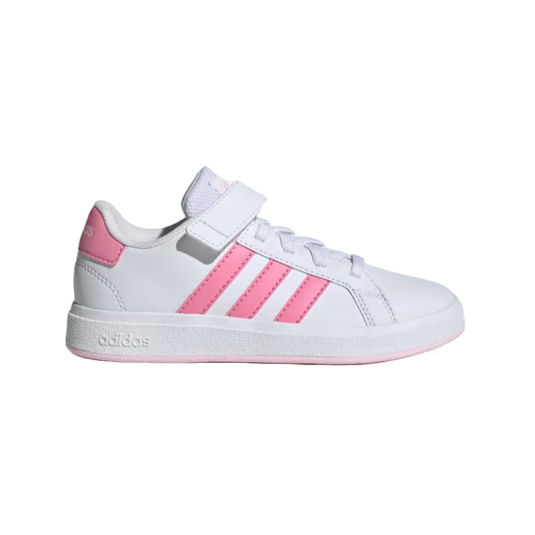 adidas Unisex Kid's Grand Court 2.0  Elastic Lace Shoes