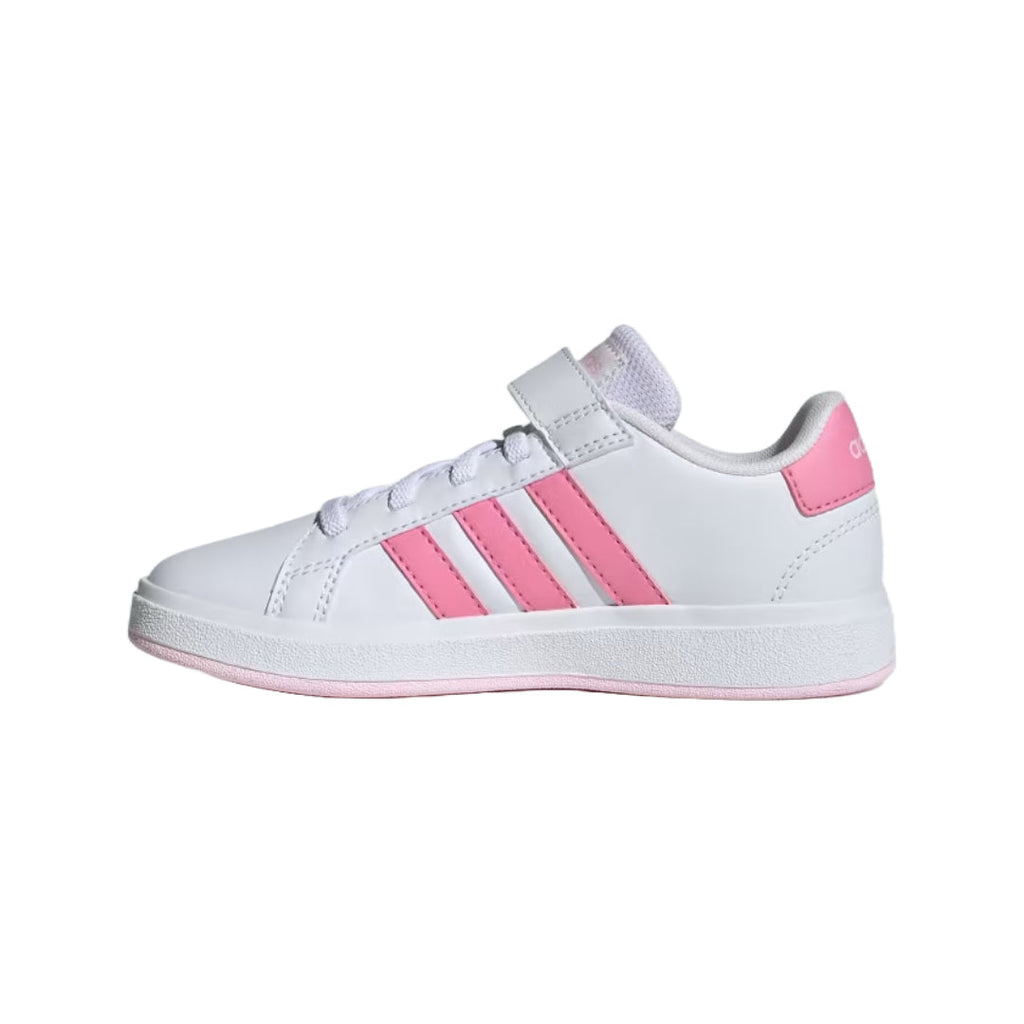 adidas Unisex Kid's Grand Court 2.0  Elastic Lace Shoes