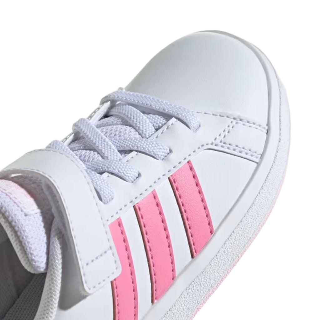 adidas Unisex Kid's Grand Court 2.0  Elastic Lace Shoes