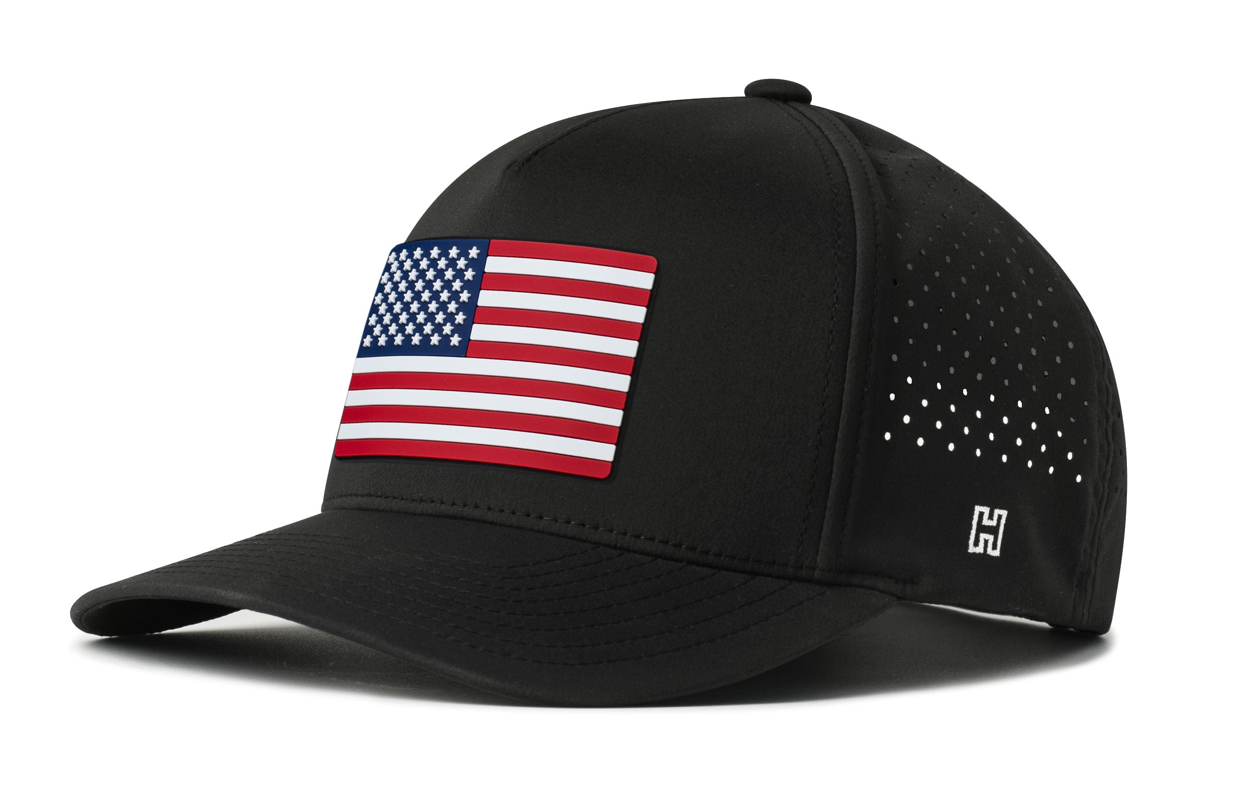 USA Performance 5-Panel Hat  |  American Flag Flexfit® Snapback