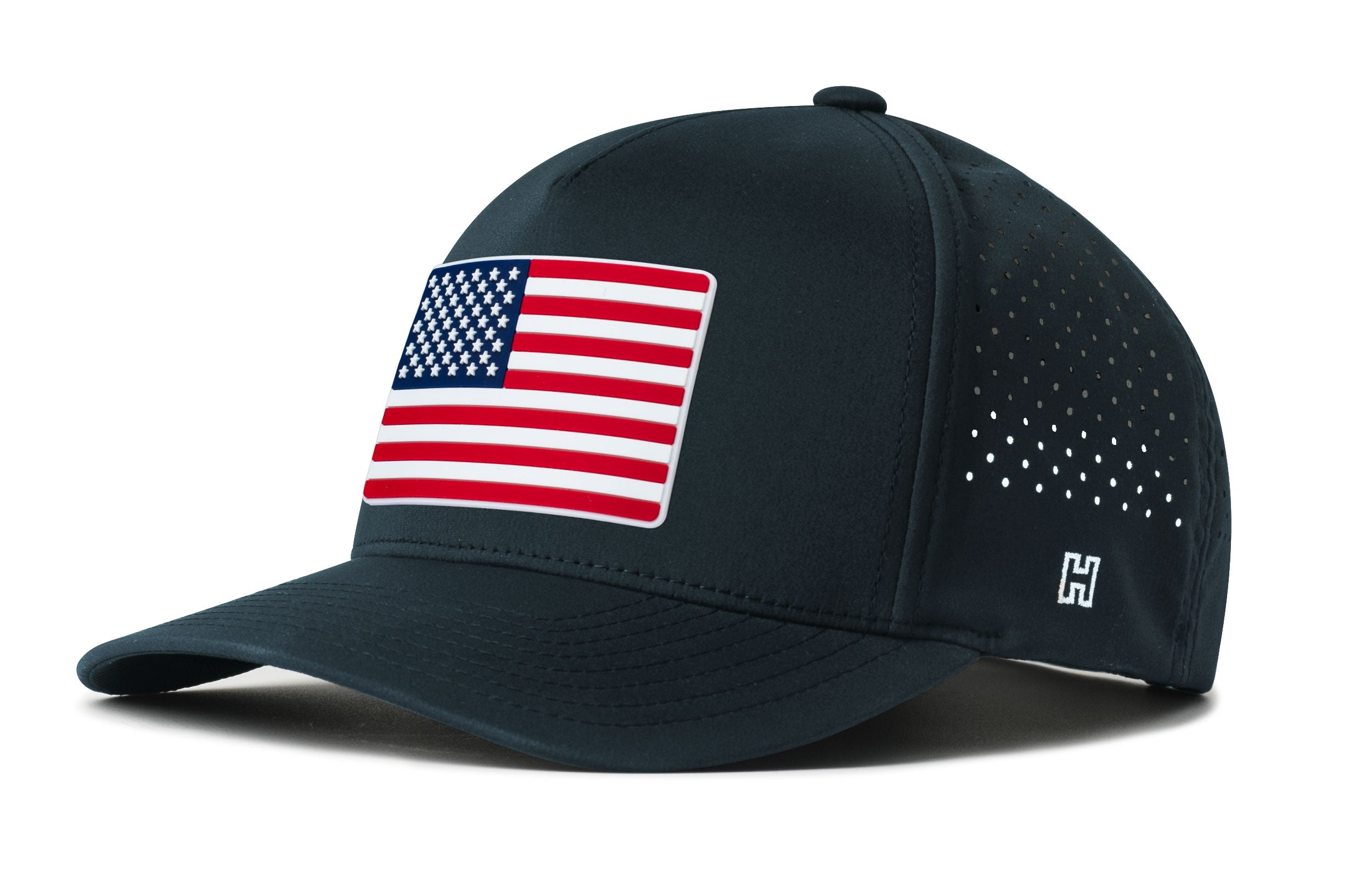 USA Performance 5-Panel Hat  |  American Flag Flexfit® Snapback
