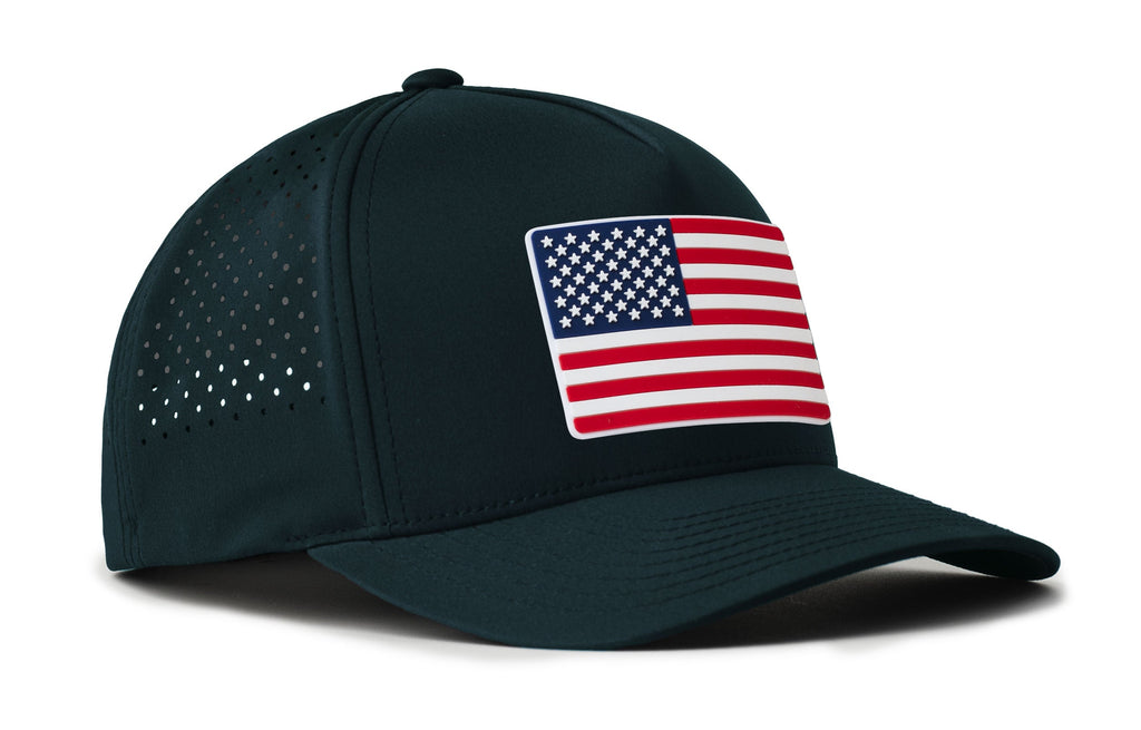 USA Performance 5-Panel Hat  |  American Flag Flexfit® Snapback