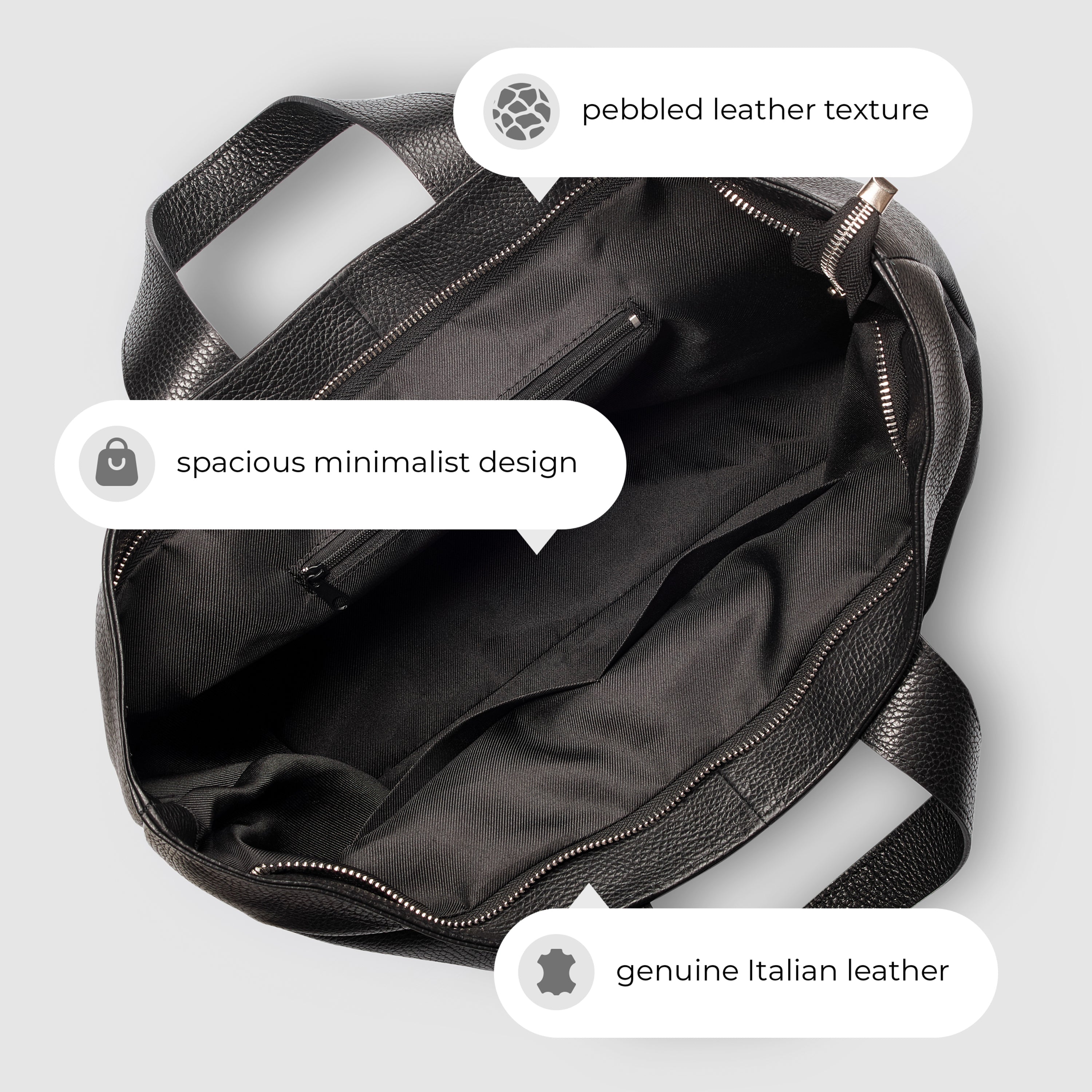 Italian Full-Grain Leather Tote Bag | Torino