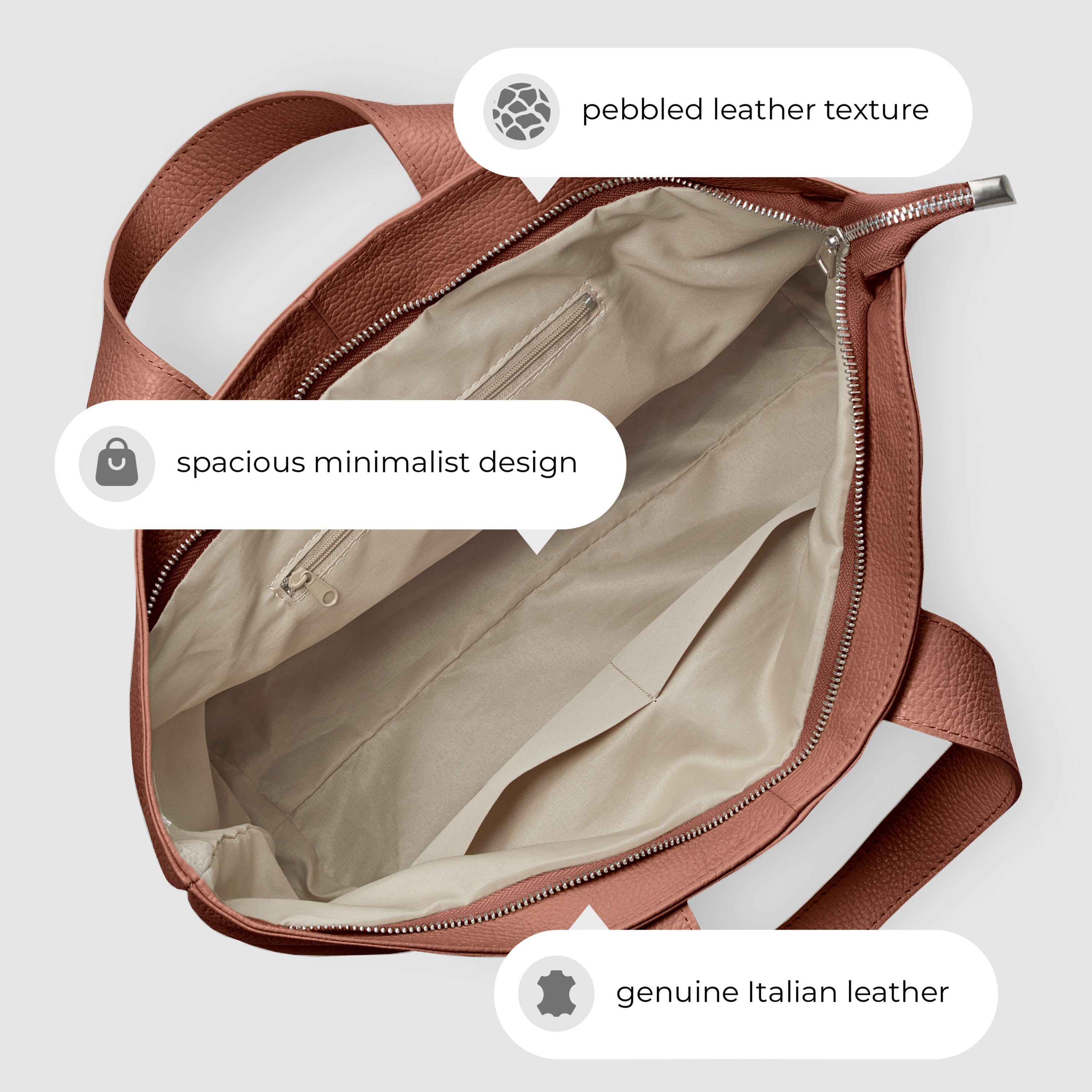 Italian Full-Grain Leather Tote Bag | Torino