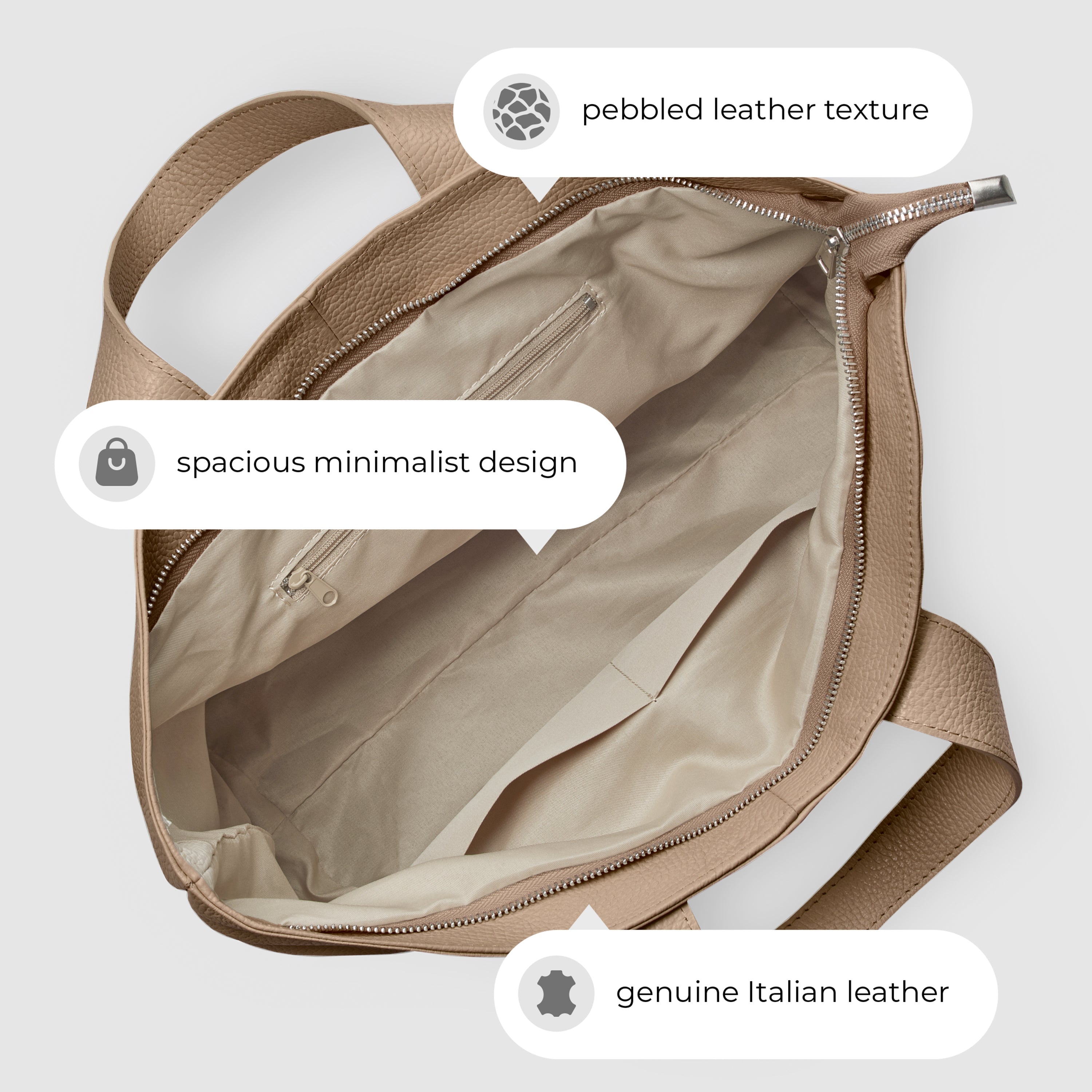 Italian Full-Grain Leather Tote Bag | Torino