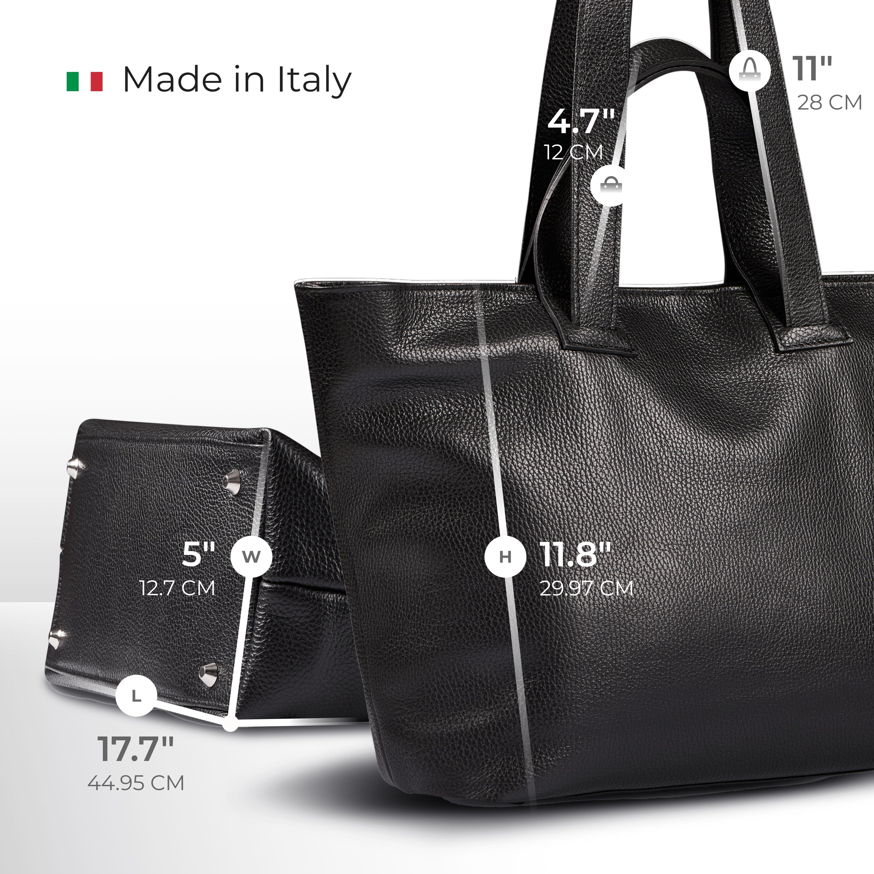 Italian Full-Grain Leather Tote Bag | Torino