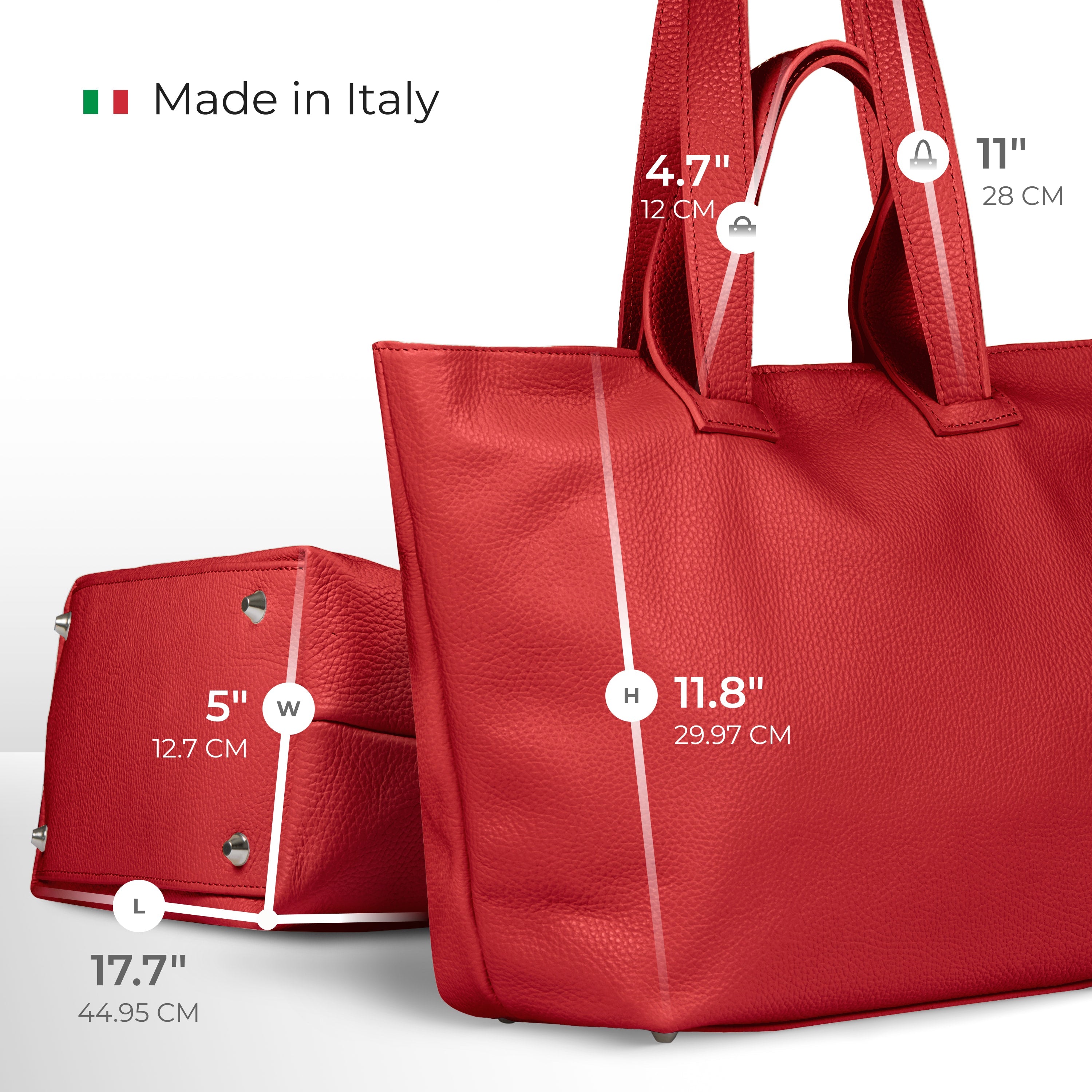 Italian Full-Grain Leather Tote Bag | Torino